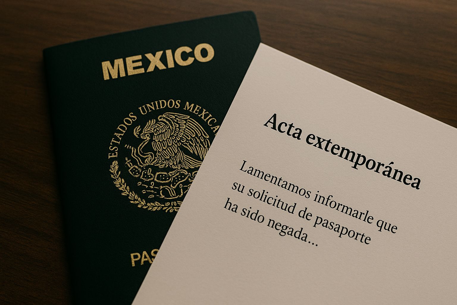 <p>Pasaporte negado por “acta extemporánea”: derechos, recursos y defensa (2025)</p>
